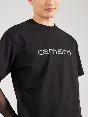 juoda Carhartt WIP Marškinėliai 'Rivet Script'