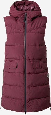 ICEPEAK Sportbodywarmer 'AKENE' in Rood: voorkant