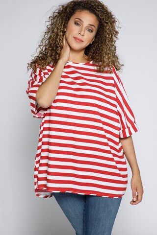 T-shirt Ulla Popken en rouge : devant