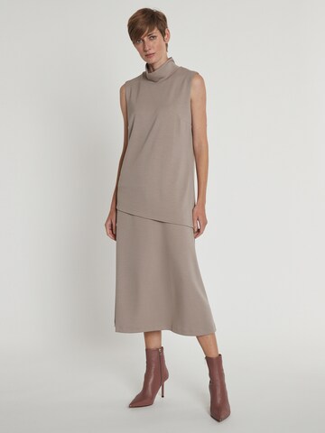 Ana Alcazar Dress ' Hedea ' in Beige