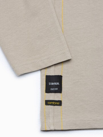 Ombre Shirt 'L130' in Beige