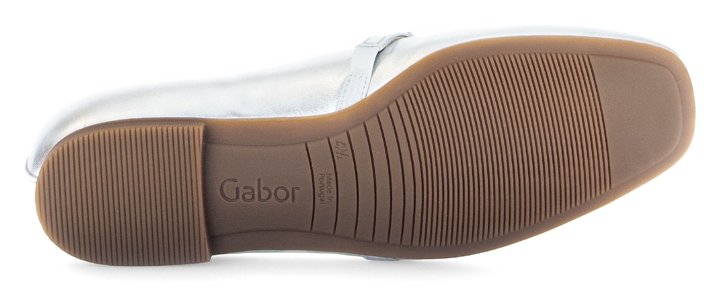 GABOR Ballet Flats in Silver