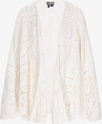 DreiMaster Vintage Gebreid vest 'Vintage' in Wit: voorkant