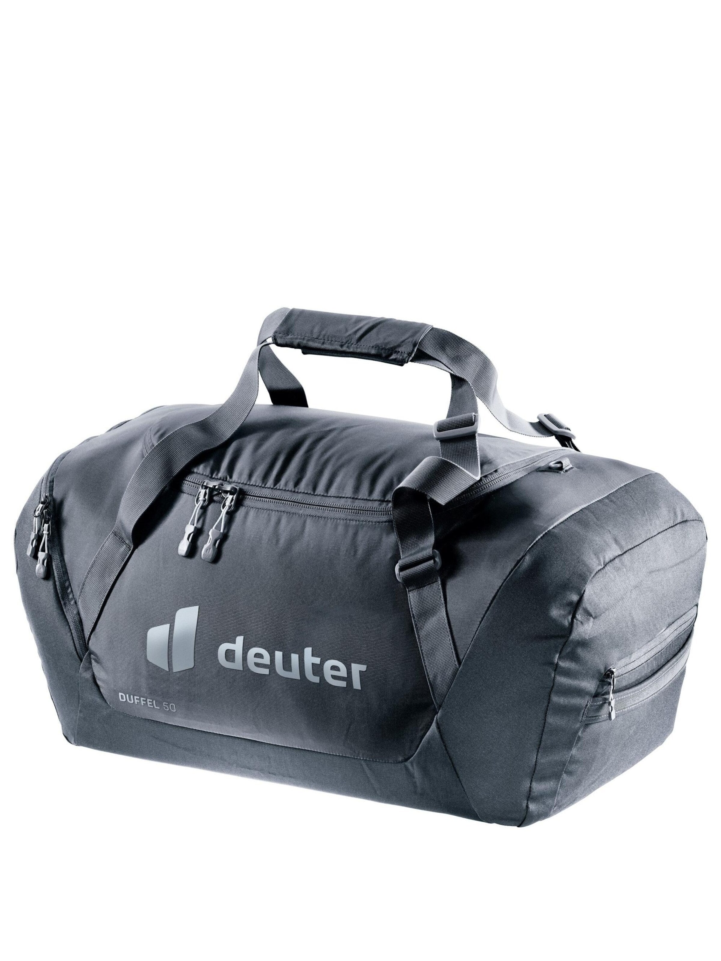 DEUTER Reisetasche 'Duffel'‌‌‌‌‌‌‌‌‌ in Schwarz: Vorderseite