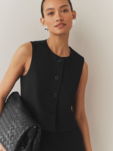 Next Anzugweste in Schwarz: Vorderseite