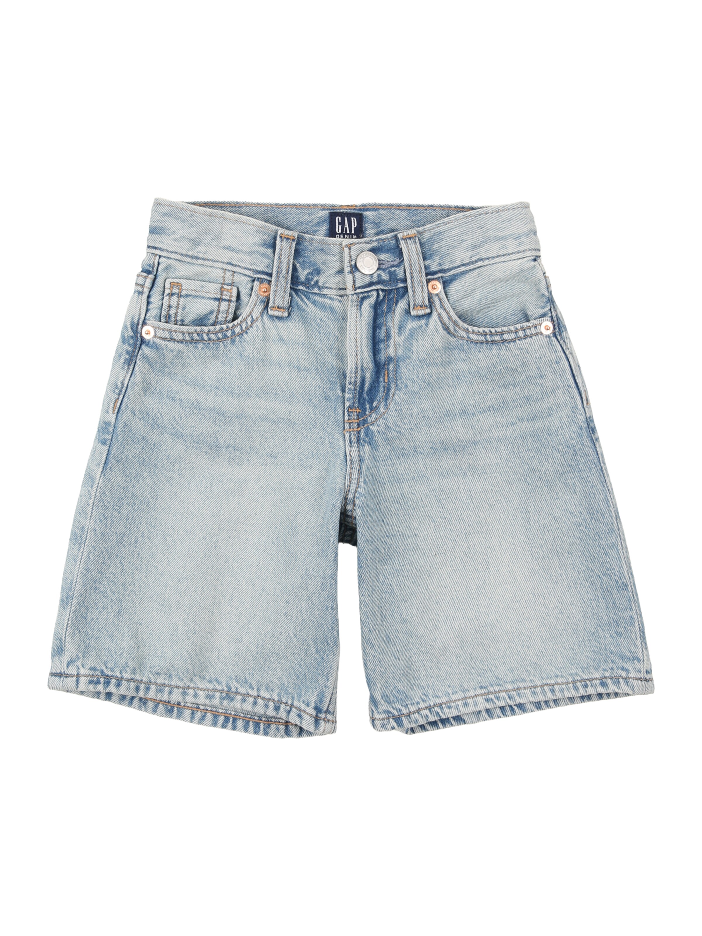 GAP Široký strih Džínsy - Modrá: predná strana