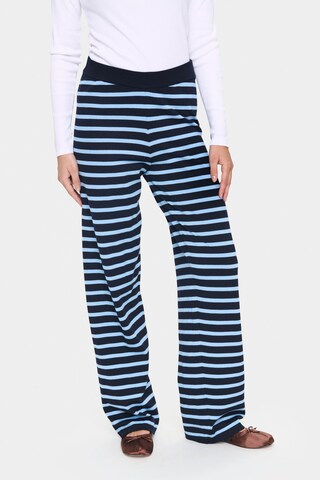 SAINT TROPEZ Regular Hose 'Mila' in Blau: Vorderseite