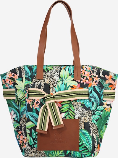Shopper CODELLO di colore turchese / verde / verde pastello / verde scuro / nero, Visualizzazione prodotti