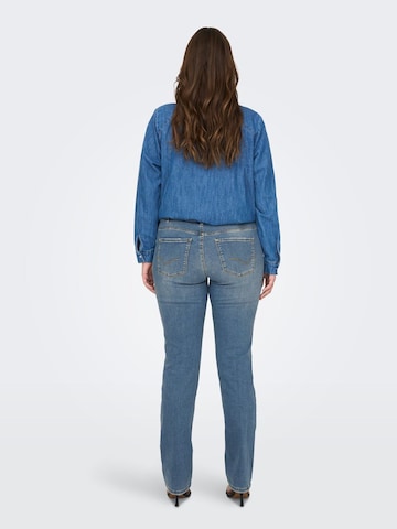 Slimfit Jeans 'Alicia' de la ONLY Carmakoma pe albastru