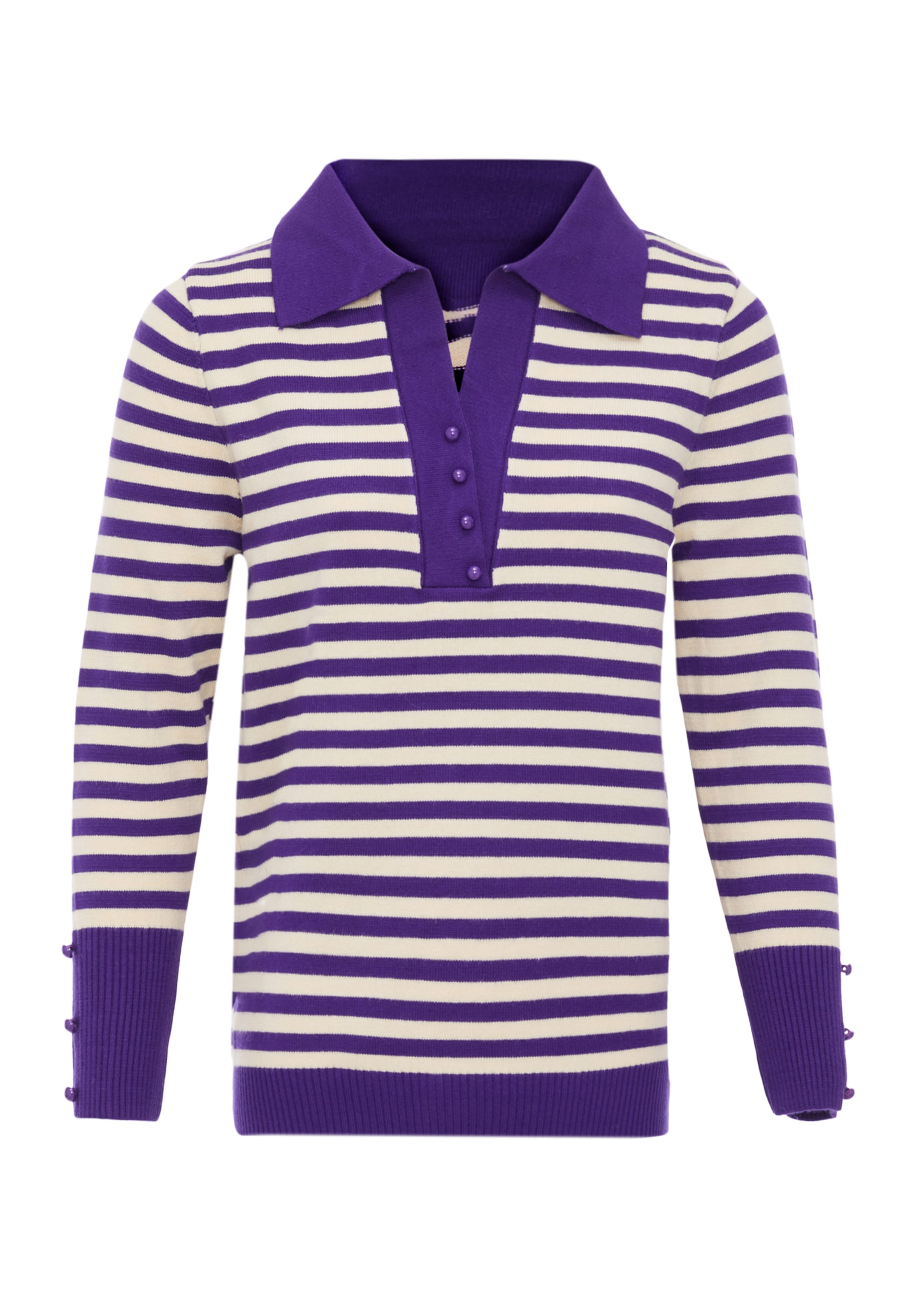 swirly Pullover in Lila: Vorderseite