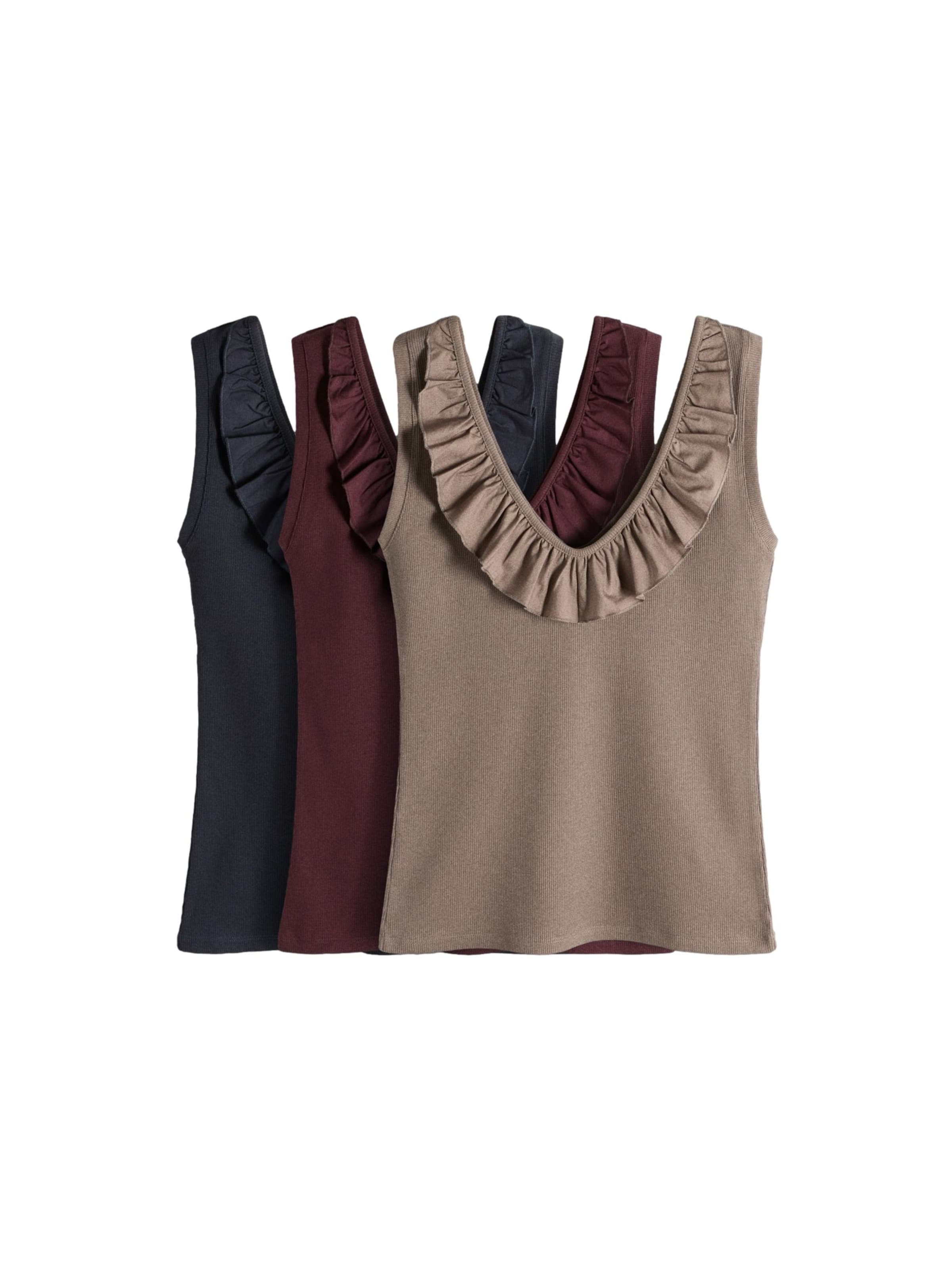 Top di The Set in blu: frontale
