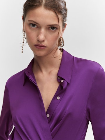 MANGO Blouse 'Ideale' in Purple