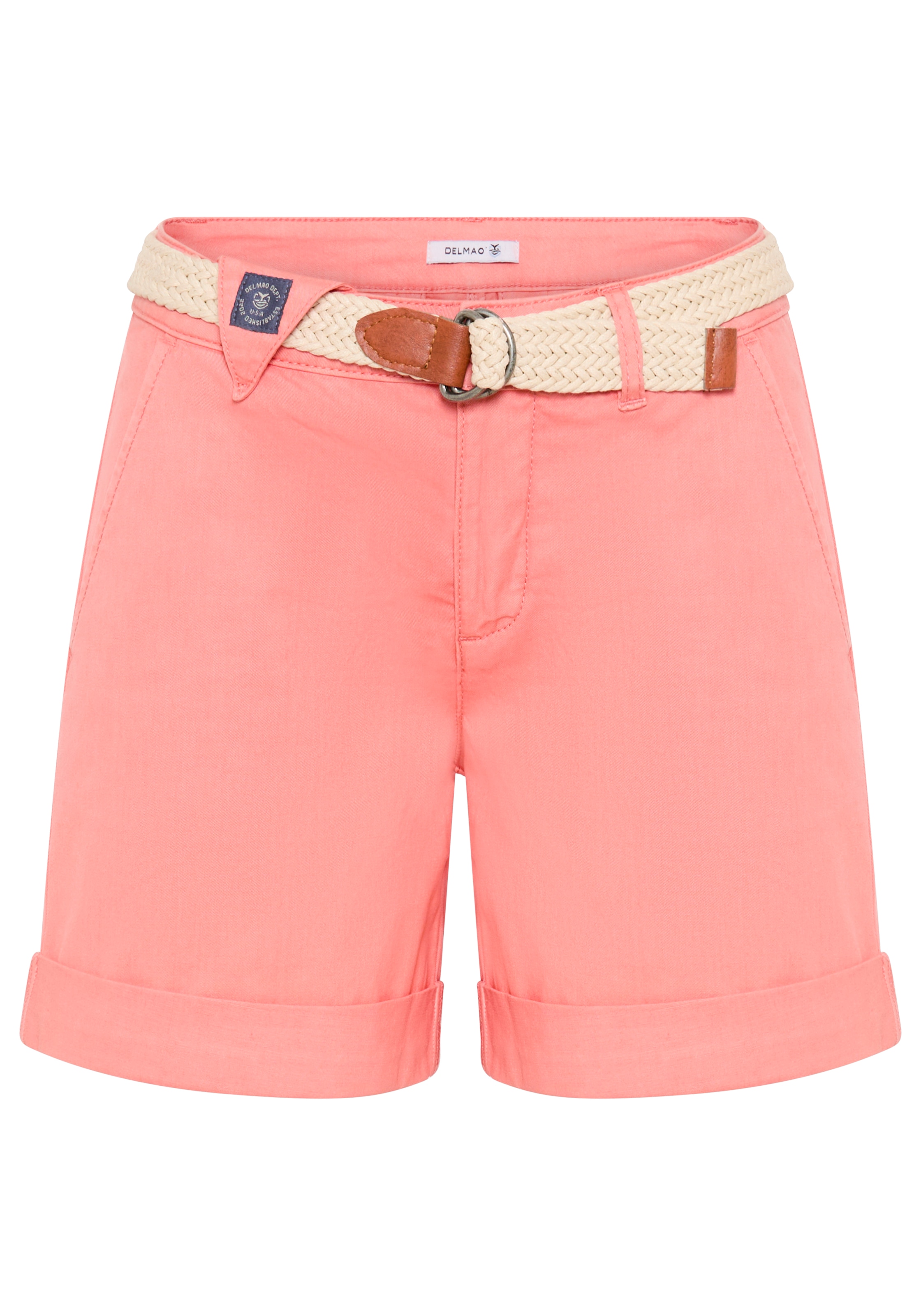 DELMAO Slimfit Hose in Pink: Vorderseite