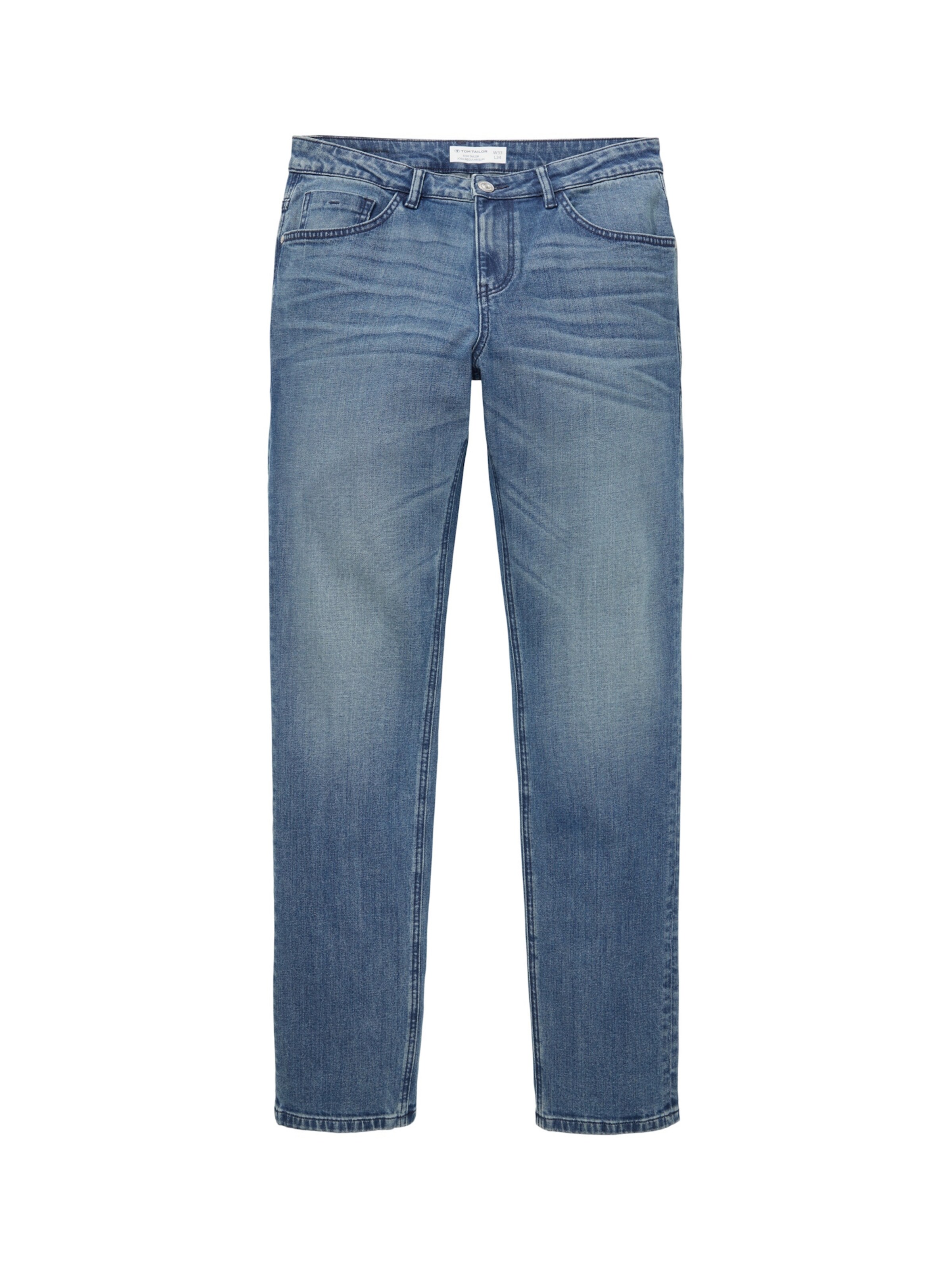 TOM TAILOR Slimfit Jeans 'Josh' in Blauw: voorkant