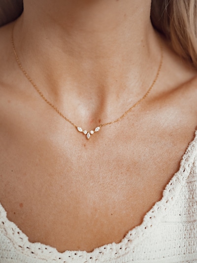 Hey Happiness Necklace 'Royale' in Gold, Item view