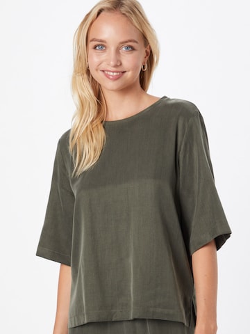 DRYKORN Blouse 'Diedra' in Groen: voorkant