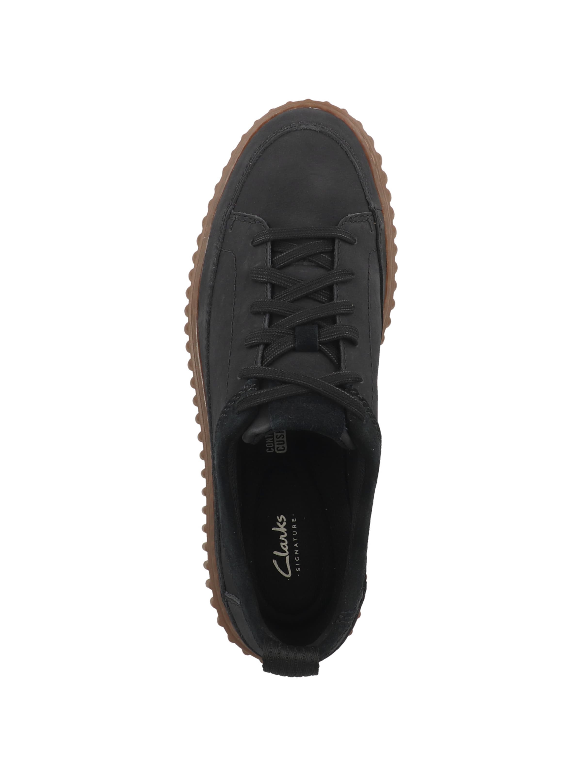 CLARKS - Sapatilhas baixas 'Torhill Lace' em preto