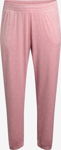 ZizziTapered Hlače - roza boja: prednji dio