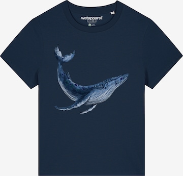 Maglietta ' Wal ' di Watapparel in blu: frontale