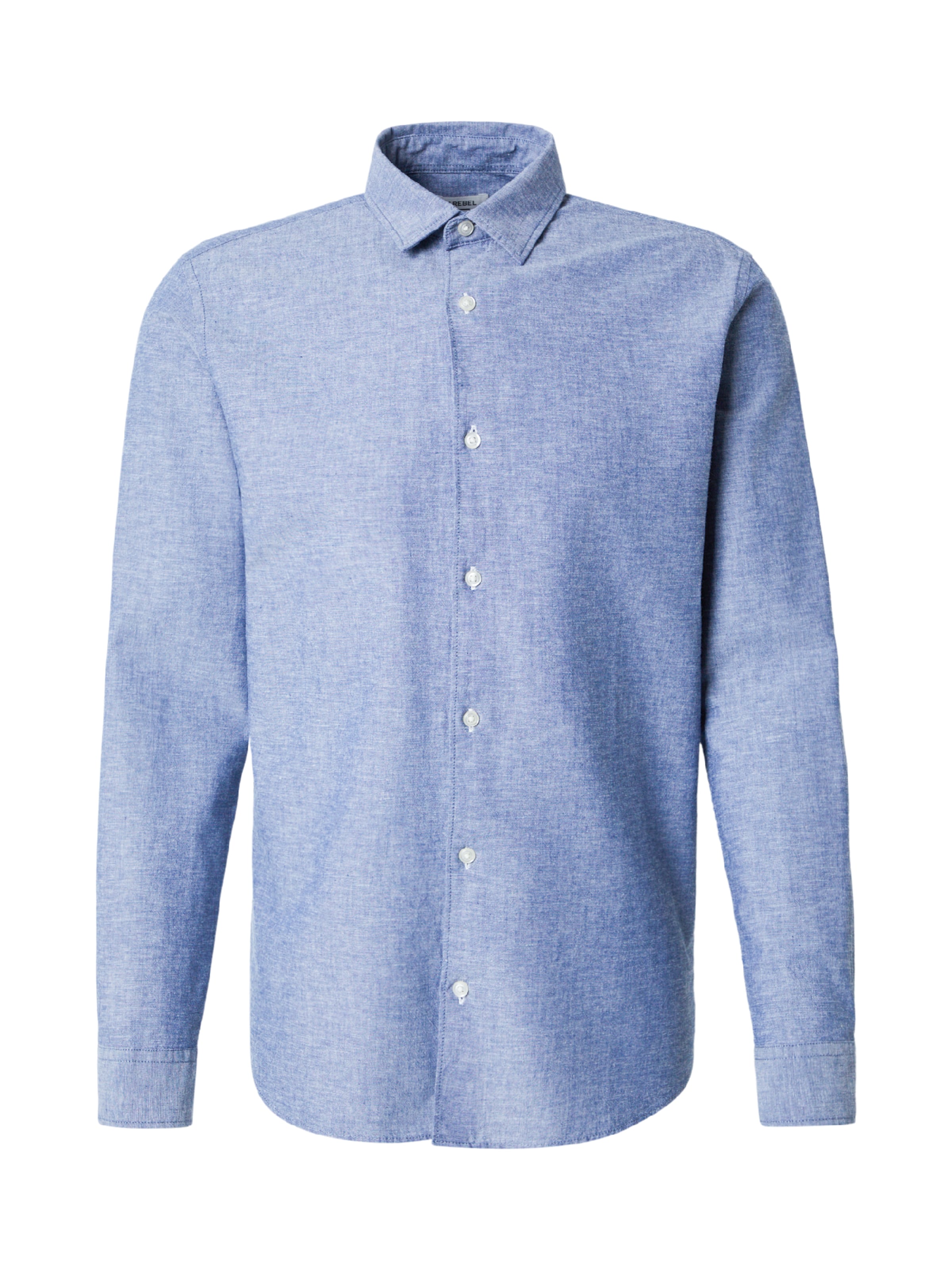 JJ Rebel Skjorte 'JREBMOSS' i blå: forside