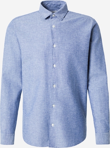 JJ Rebel Skjorte 'JREBMOSS' i blå: forside