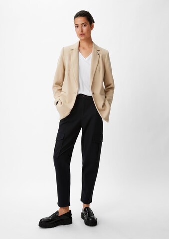 comma casual identity Regular Cargo trousers in Black