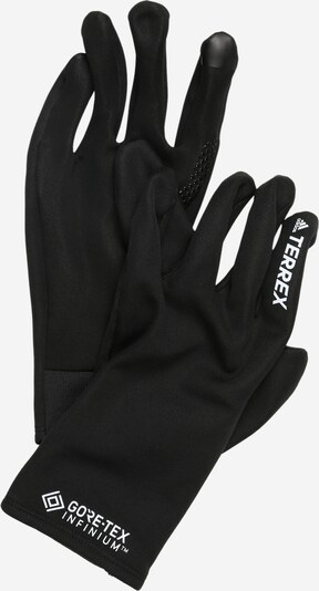 ADIDAS TERREX Sporthandschuhe 'Gore-Tex Infinium' in schwarz / weiß, Produktansicht