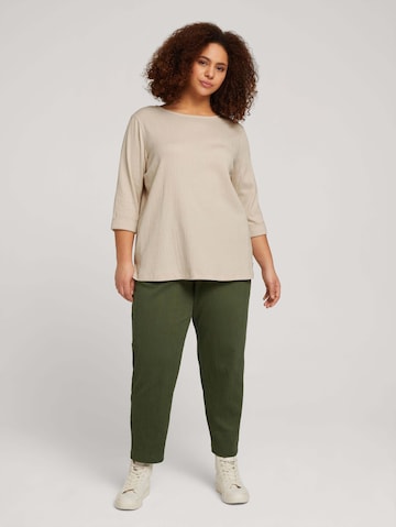 Tom Tailor Women + Regular Pants in Green