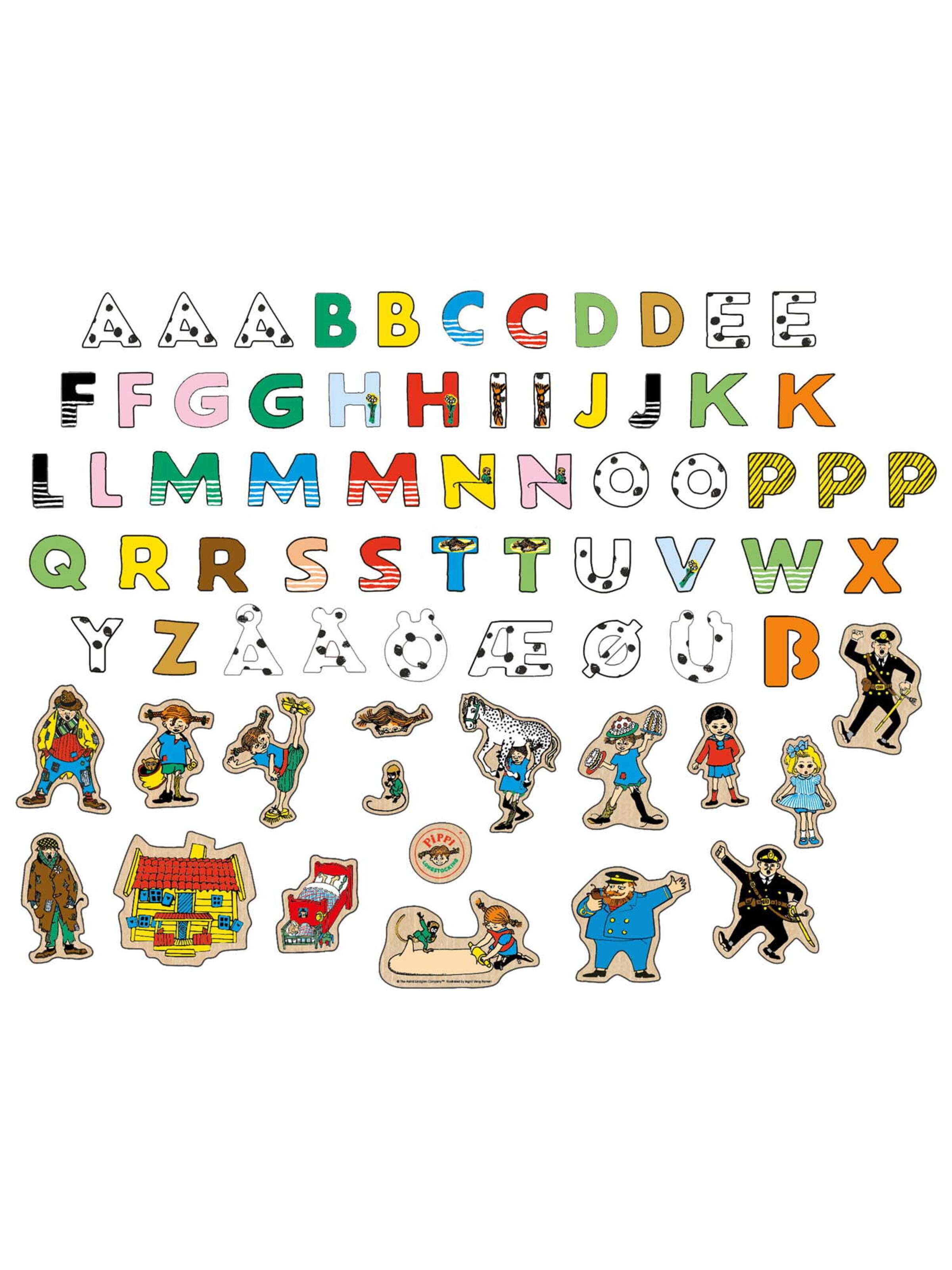 Pippi Game in Mixed colours: front