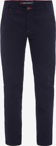 CIPO & BAXX Chino Pants in Blue: front