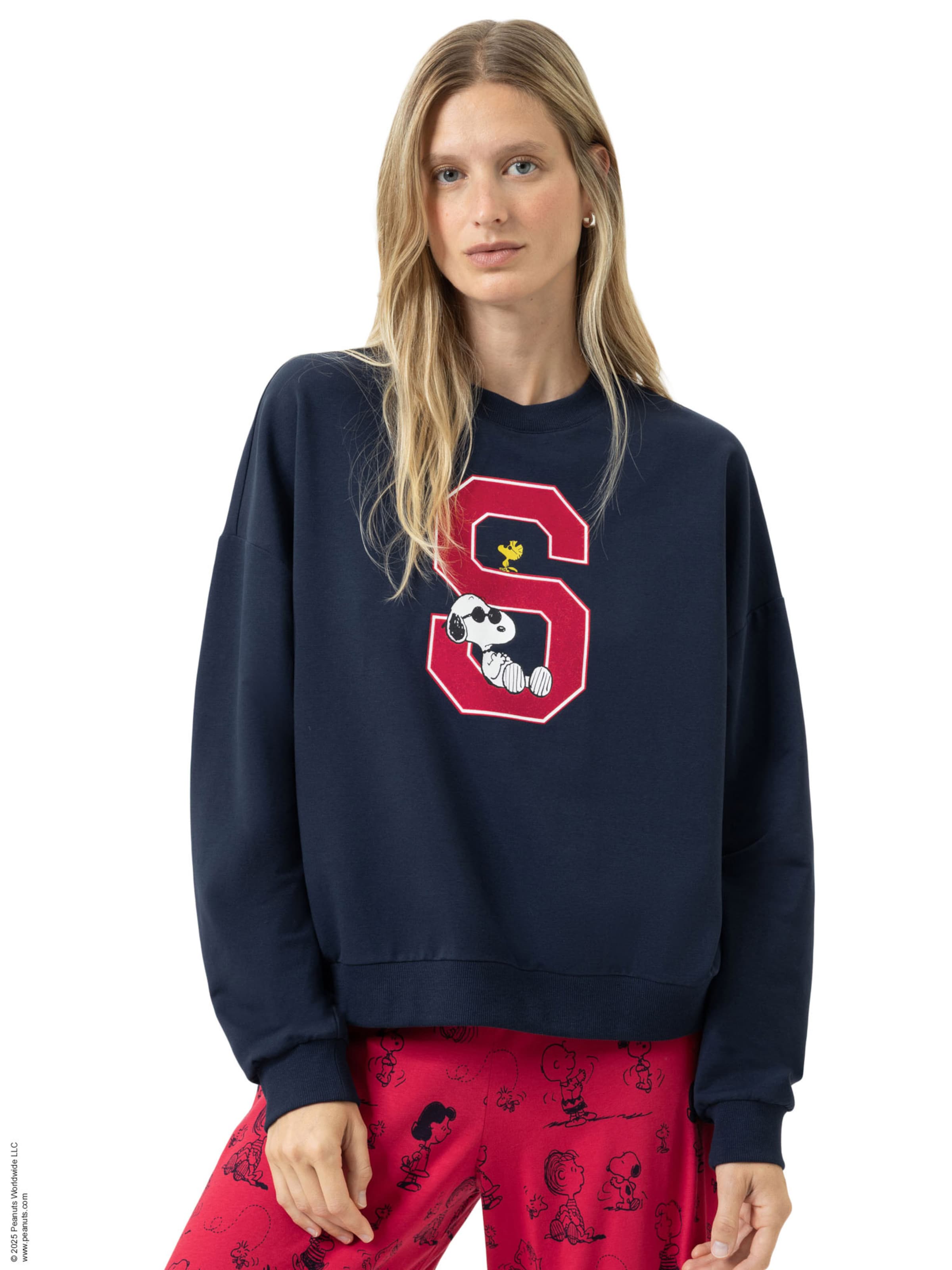 Mey Sweatshirt in Blauw: voorkant