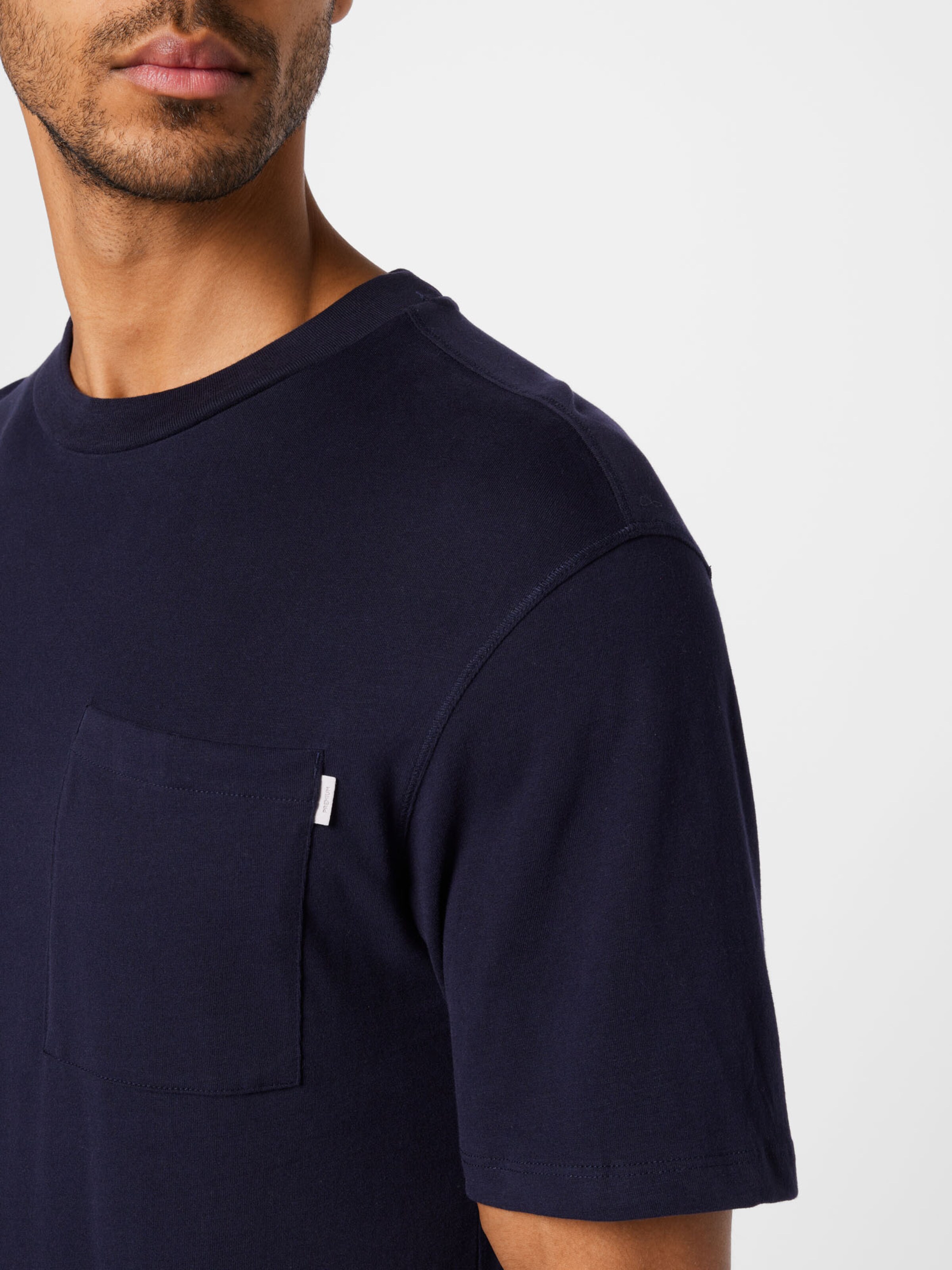 Männer Shirts JACK & JONES T-Shirt 'WARREN' in Navy - XJ44523 Männer Shirts JACK & JONES T-Shirt 'WARREN' in Navy - XJ44523