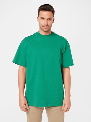 WEEKDAY T-shirt 'Great' i grön: framsida
