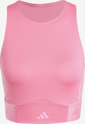 ADIDAS PERFORMANCE Sporttop 'Hyperglam' in Roze: voorkant