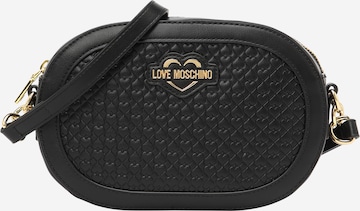 Love Moschino Umhängetasche in Schwarz: predná strana