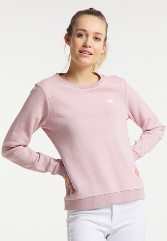 Schmuddelwedda Sweatshirt in Roze: voorkant