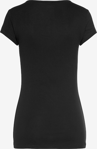 LASCANA T-shirt i svart