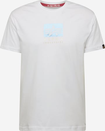 Tricou de la ALPHA INDUSTRIES pe alb: față