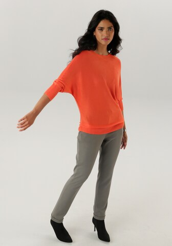 Aniston SELECTED Pullover in Orange