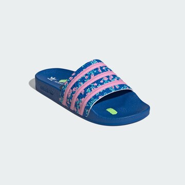 ADIDAS ORIGINALS Beach & Pool Shoes ' Adilette' in Blue