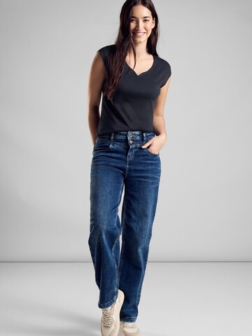 STREET ONE T-Shirt 'Ada' in Blau