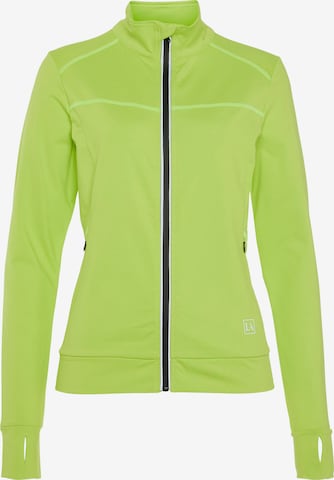 LASCANA ACTIVE Athletic Jacket in Green: front