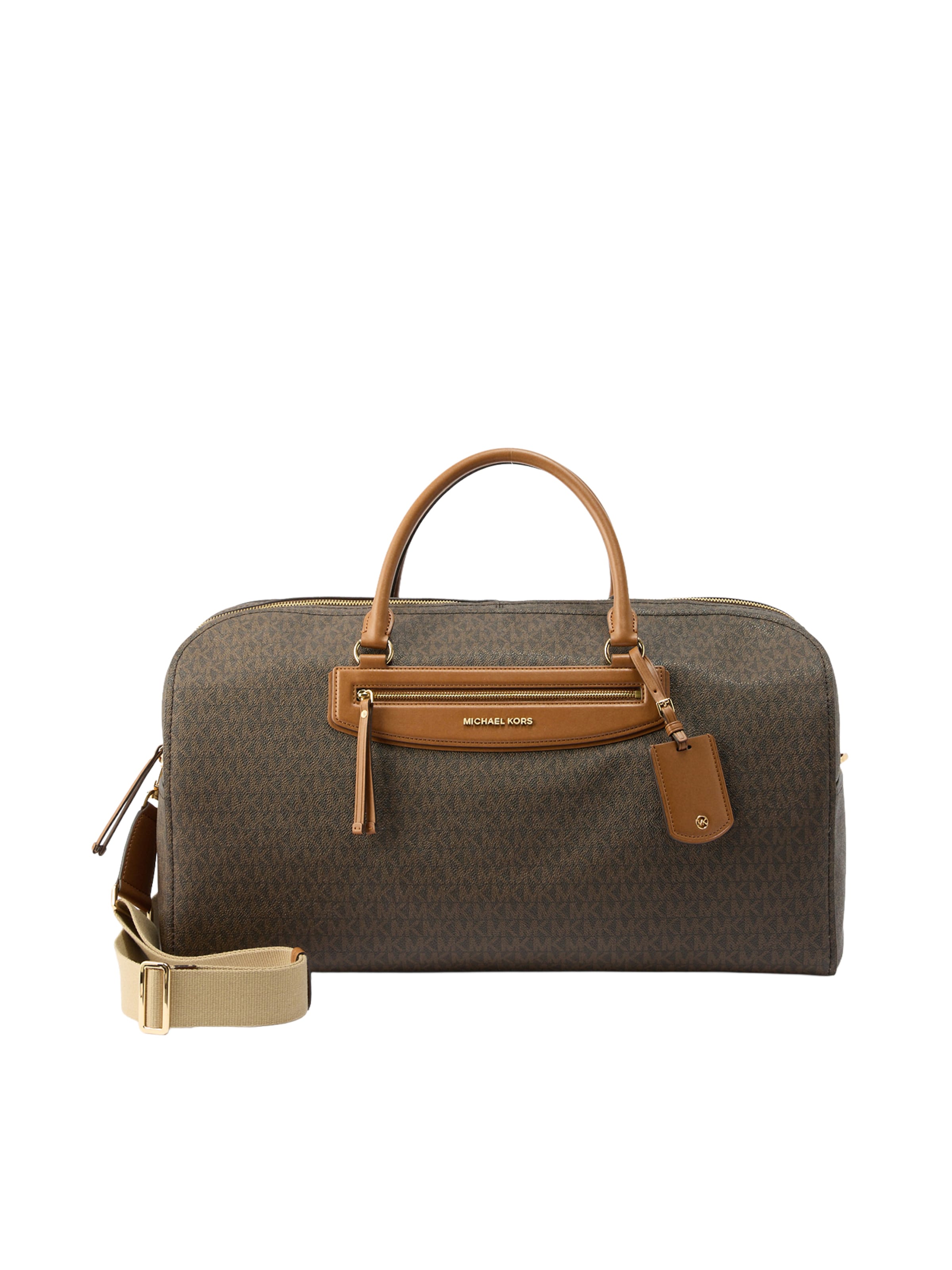 Borsa weekend di MICHAEL Michael Kors in marrone: frontale