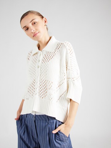 Pullover 'TO THE POINT' di Free People in bianco: frontale