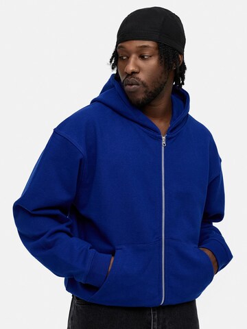 Daily Cotton Sweatjacke 'DCBEND'‌‌‌‌‌‌‌‌‌ in Blau