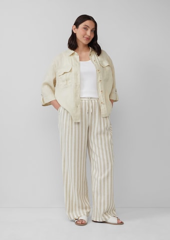 Wide Leg Pantalon s.Oliver en marron