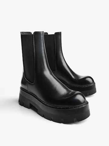 Bershka Chelsea csizmák - fekete