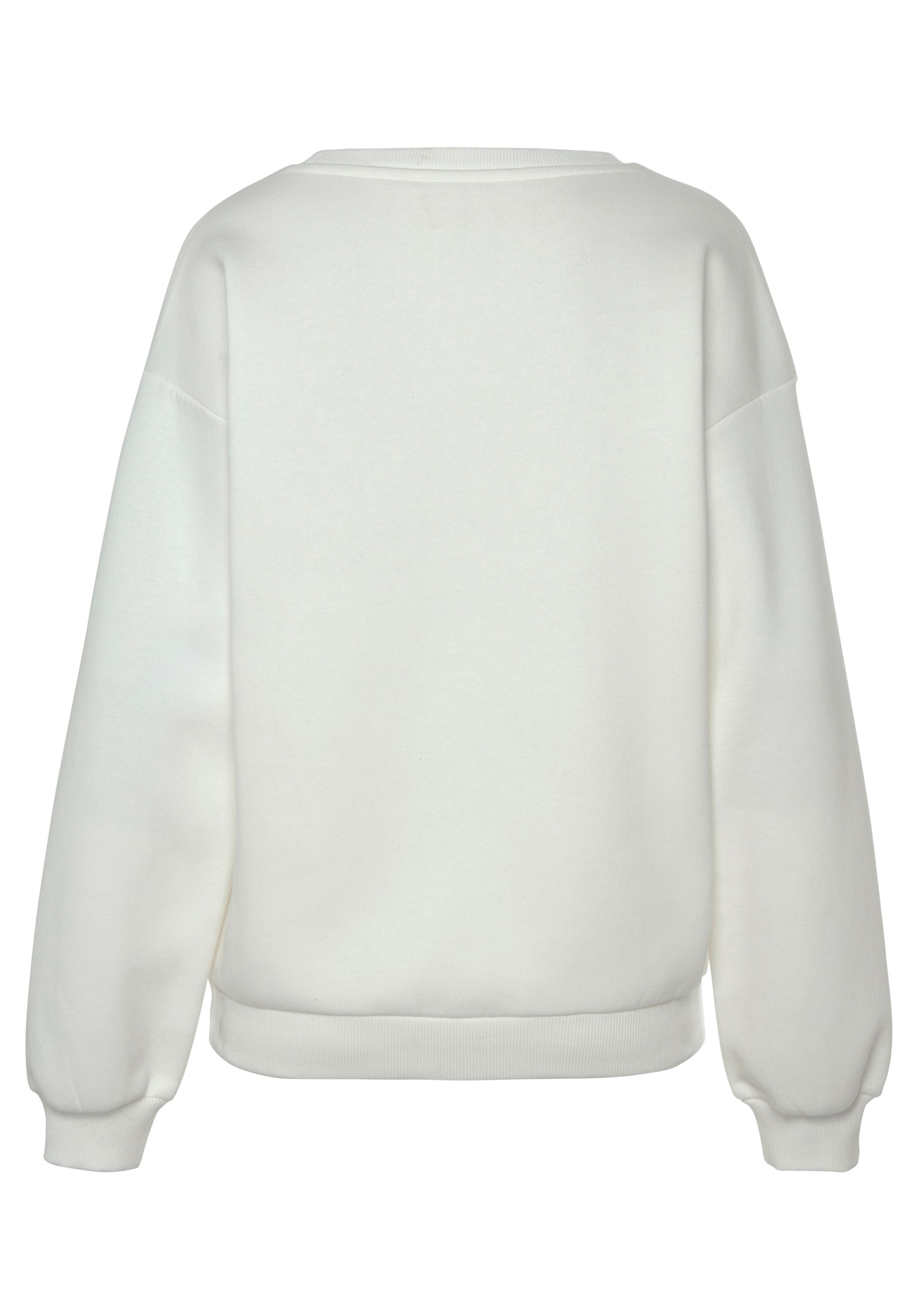 LASCANA Sweatshirt in White