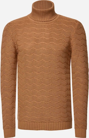 Rusty Neal Pullover in Braun: predná strana