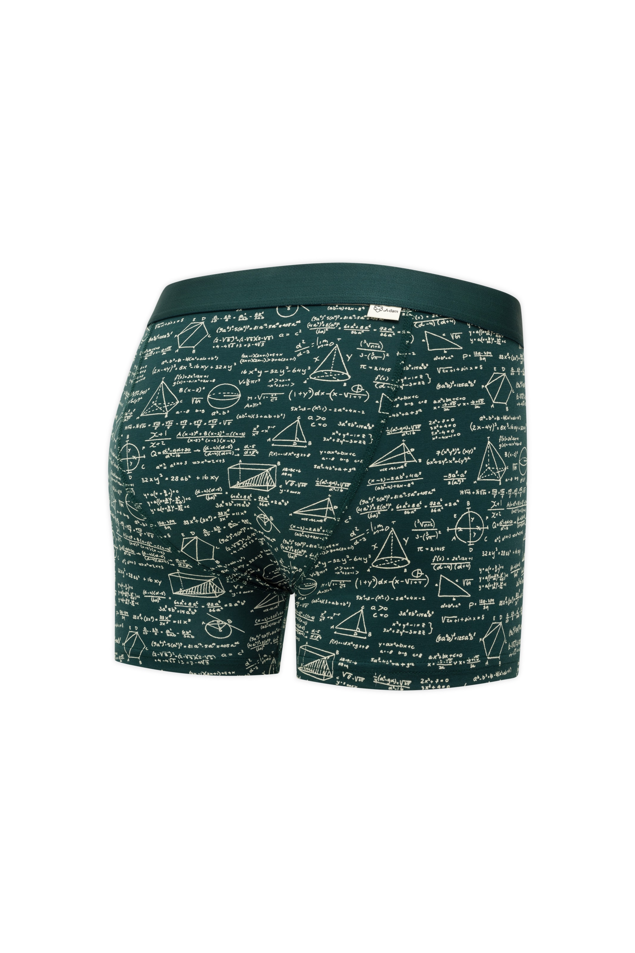 A-dam Boxershorts 'Maths Pro' in Groen